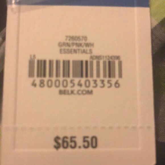 Crown & Ivy Women's XL Blue,Green,White Plaid Button Collared Long Sleeve Blouse - Picture 3 of 3